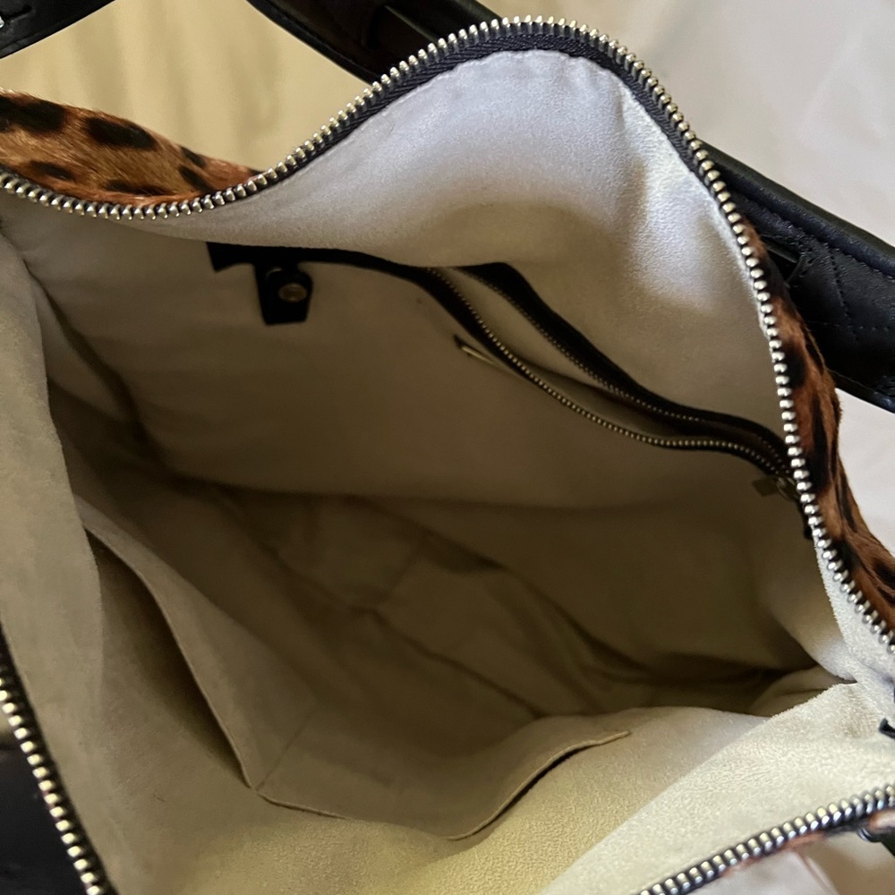 Jimmy Choo leopard calf hair and leather bag - Picture 13 of 16
